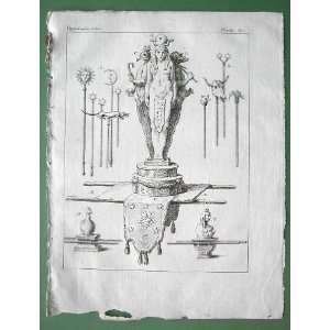   1774 Original Antique Print Copperplate by Bardon & Charles N. Cochin