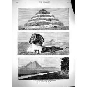   Cairo Pyramid Sakkarah Sphinx Gizeh Khufu Chephren