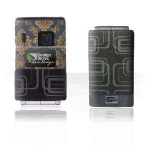   Design Skins for Nokia 7200   Blue Barock Design Folie Electronics