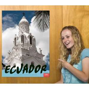  Quito Cathedral Ecuador Travel Poster
