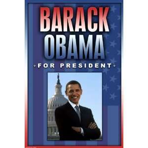  Barrack Obama for President 28x42 Giclee on Canvas