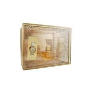  B Eau De Parfum Spray 3.4 Oz & Body Lotion 2.5 Oz & Watch 