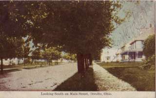 Postcard 179692 Main Street Homes Orrville OH  