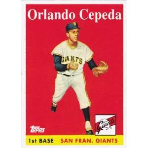 Orlando Cepeda 2010 Topps (Cards Your Mother Threw Out Original Back 
