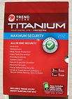 TREND Micro Titanium Maximum Security 2012   3 PC / 1 yr Box CELL 