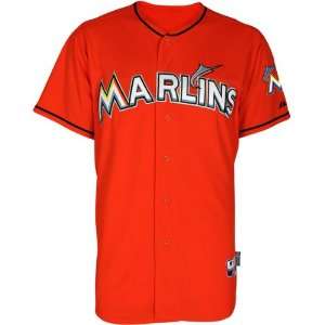 Miami Marlins Authentic 2012 Alternate 1 Cool Base Jersey w/Inaugural 