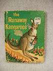 Rand McNally Junior Elf Book The Runaway Kangaroos by E