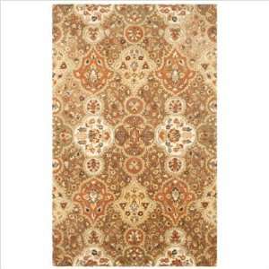   Design DT 1024 Wool Hand Tufted Brown Transitional Rug Size: 5 x 8