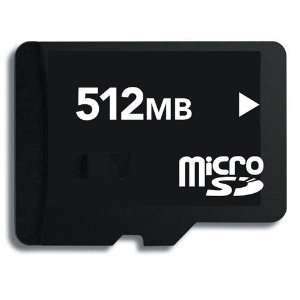  Micro SD / Transflash Memory Card with Adapter, 512MB 