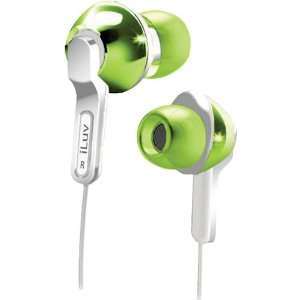   Green In Ear Headphones with Super Bass (HEADPHONES)