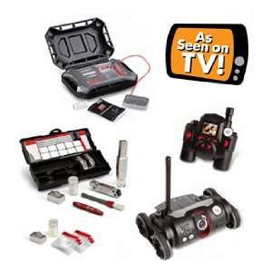 Spymaster Bundle: Spy Video TRAKR, Lie Detector Kit and Evidence Kit 