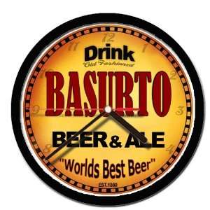  BASURTO beer and ale cerveza wall clock: Everything Else