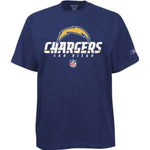 San Diego Chargers  Navy  Team Marks 2008 Sideline T Shirt:  