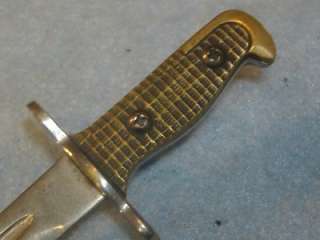 Vintage SWORD LETTER OPENER Style 8 WWII GARAND BAYONET w/Brass 