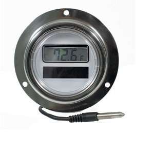   METER, ROUND WITH FLUSH MOUNT, SOLAR POWERED WITH AUXILIARY BATTERY