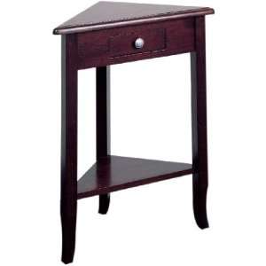    Merlot Contemporary Corner Plant Stand by Home Star