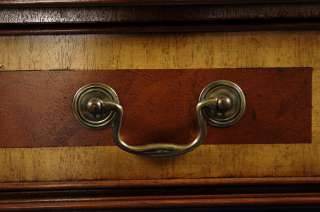Antiqued solid brass pulls look wonderful against the mahogany and 