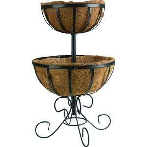  2 Tier Plant Stand, 2 TIER PLANTER STAND: Patio, Lawn 