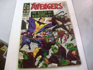 Rare 1966 #32 Marvel Comics The Avengers Comic Book  