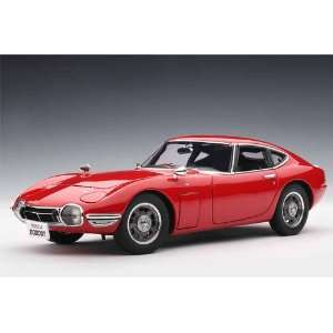  Toyota 2000 GT Coupe Upgraded 1/18 Red: Toys & Games