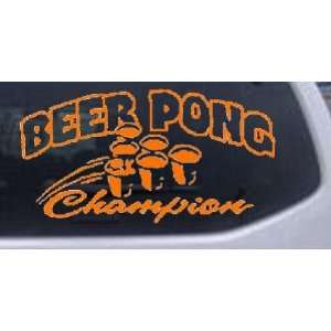 Beer Pong Champion Funny College Car Window Wall Laptop Decal Sticker 
