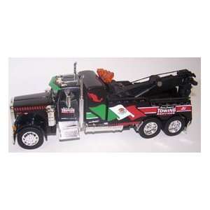   Tow Truck with Mexican Flag Logos and Don Juans Towing Services Logos
