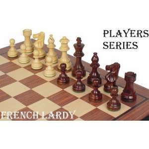  French Lardy Staunton Chess Set in Rosewood & Boxwood   3 