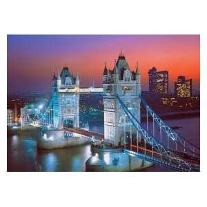  Tower Bridge, London 1000 Piece Mini Puzzle: Toys & Games