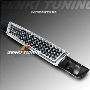   ABS Lower Bumper Front Hood Chrome Mesh Lower Grill Grille 07 08