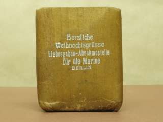 WWI GERMAN MARINE AWARD BOX, PRUSSIAN COAT OF ARMS, NICE  