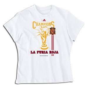  adidas Spain World Cup Champs 2010 Women{s T Shi Sports 