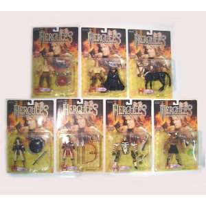  Set of 7 Hercules Action Figures   Based on the Popular Television 