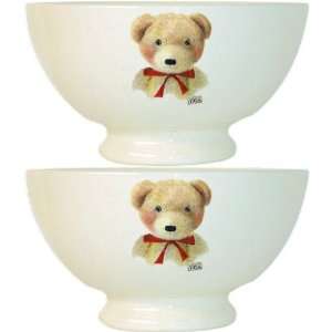  Gien Bears Bowl (Boy Or Girl), Set Of 2