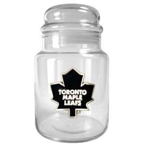  Toronto Maple Leafs NHL 31oz Glass Candy Jar: Kitchen 