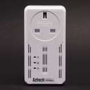 Aztech HL115EP 500Mbps HomePlug AV Powerline with AC Pass Through Eth 