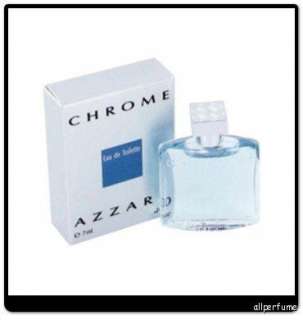 AZZARO CHROME 0.23 oz edt Mens Cologne Mini New In Box  
