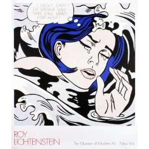 Drowning Girl by Roy Lichtenstein, 48x56