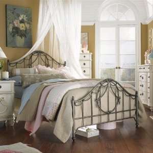 Lea Emmas Treasures Metal Bedroom Set with Cabinet Nightstand with 