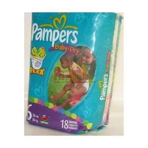 Pampers Baby Dry Diapers, Size 6, 18 Count