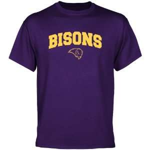  Lipscomb Bisons Purple Logo Arch T shirt Sports 