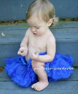 NewBorn Royal Blue Baby Pettiskirt/Dance Tutu N28  