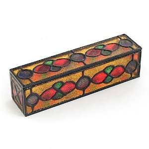   Yellow Pencil Box A Glass Act  Fair Trade Gifts: Home & Kitchen