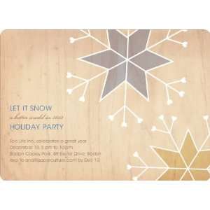 Let It Snow Snowflake Holiday Party Invitations Health 