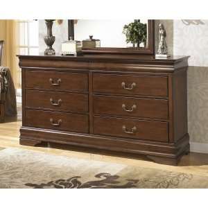  Belcourt Medium Brown Finish Dresser by Ashley Furniture 