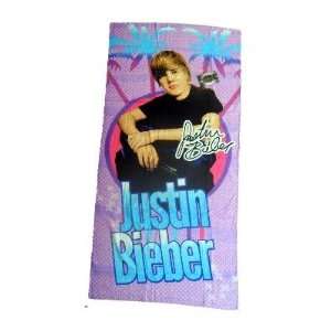   Justin Bieber Bieber Time 60x30 Towel   Licensed Justin Bieber