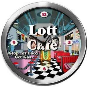  LOTT 14 Inch Cafe Metal Clock Quartz Movement: Kitchen 