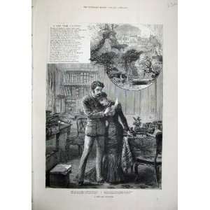  1880 Leap Year Valentine Man Woman Romance England: Home 