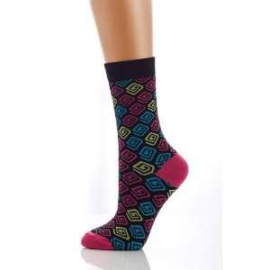  Eden Crew Socks   Hot Pink