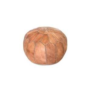  Moroccan Pouf   Dark Tan