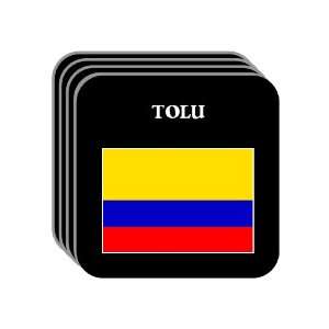  Colombia   TOLU Set of 4 Mini Mousepad Coasters 